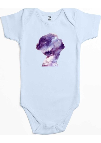 Taylor Swift Cosmos Mavi Renk Bebek Body Zıbın