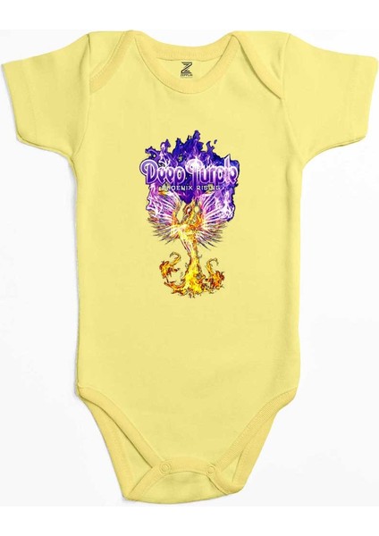 Deep Purple Phoenix Rising Sarı Renk Bebek Body Zıbın
