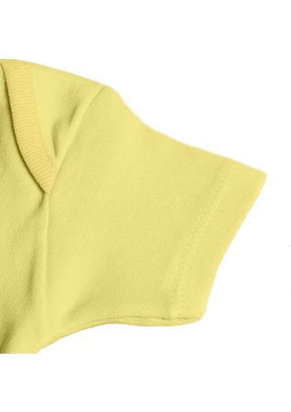 Faun Color Logo Sarı Renk Bebek Body Zıbın fırsatları