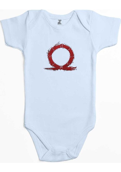 God Of War Ragnarok Red Omega Mavi Renk Bebek Body Zıbın