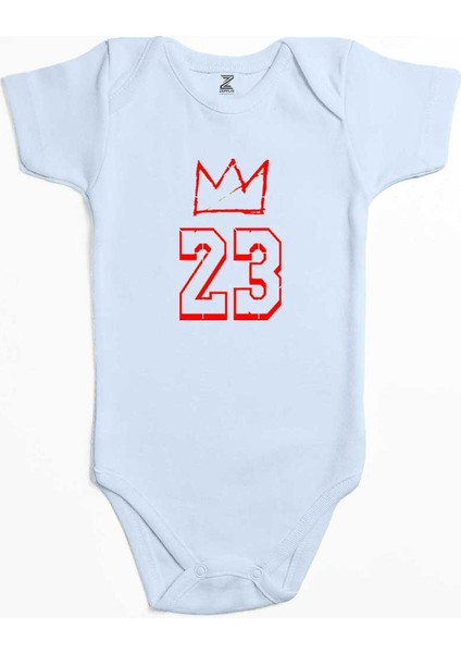 Lebron J. King 23 Mavi Renk Bebek Body Zıbın