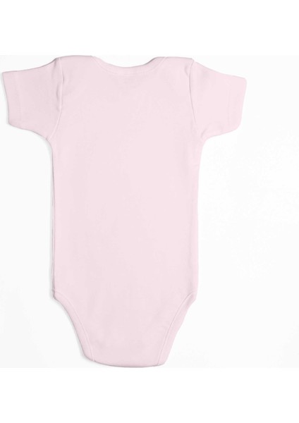 LED Zeppelin Zoso Pembe Renk Bebek Body Zıbın