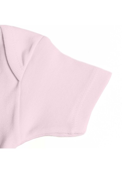 LED Zeppelin Zoso Pembe Renk Bebek Body Zıbın