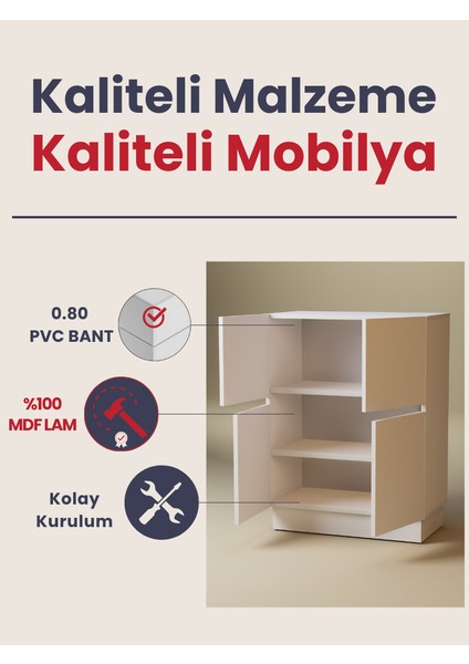 Gizli Kulplu Bazalı Çok Amaçlı Dolap indirimleri