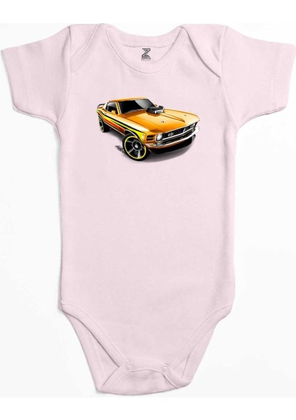 Ford Mustang Mach 1 Pembe Renk Bebek Body Zıbın