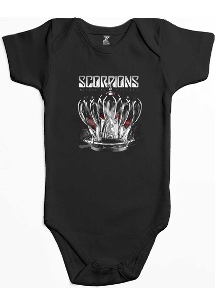 Scorpions Return To Forever Siyah Renk Bebek Body Zıbın