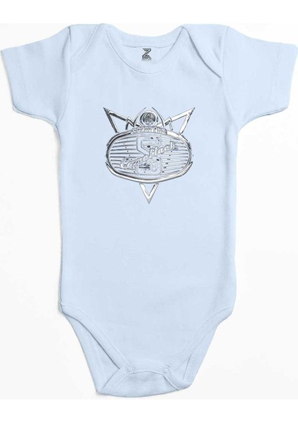 Scorpions Come Black Mavi Renk Bebek Body Zıbın
