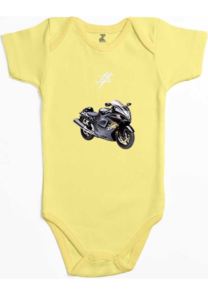 Suzuki Hayabusa Stompgrip Sarı Renk Bebek Body Zıbın