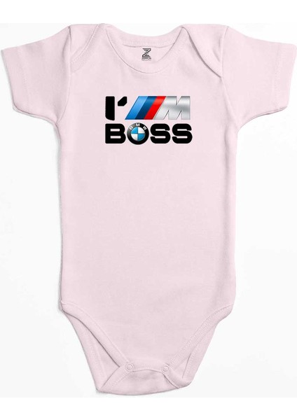 Bmw Im Boss Pembe Renk Bebek Body Zıbın