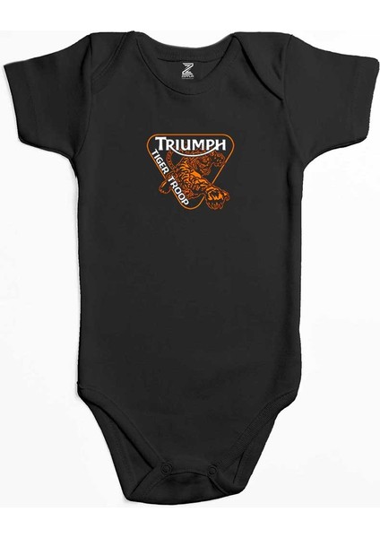 Triumph Tiger Troop Siyah Renk Bebek Body Zıbın