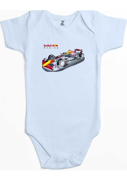 Redbull Racing F1 Mavi Renk Bebek Body Zıbın
