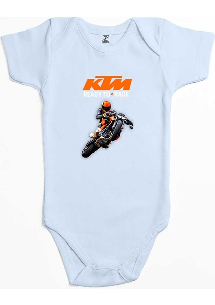 Ktm Ready To Race Moto Mavi Renk Bebek Body Zıbın