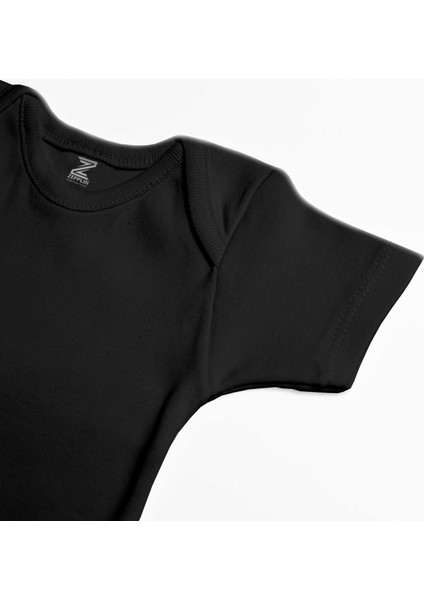 Faun Color Logo Siyah Renk Bebek Body Zıbın