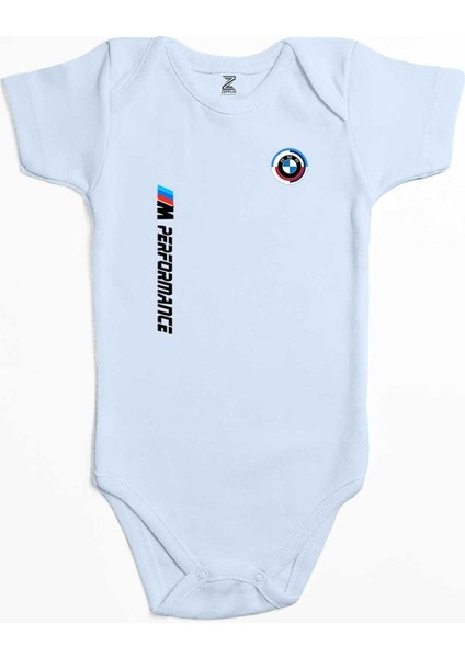 Bmw Performance Mavi Renk Bebek Body Zıbın