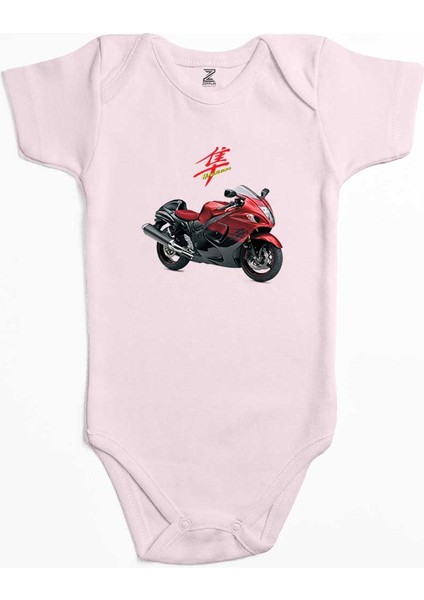 Suzuki Hayabusa Gsx R 1300 Pembe Renk Bebek Body Zıbın