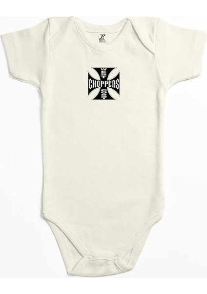 West Coast Choppers Ekru Renk Bebek Body Zıbın
