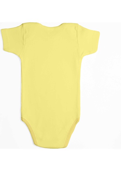 Oasis Text Sarı Renk Bebek Body Zıbın fiyatları