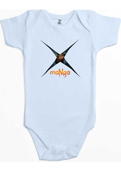 Manga 1000 Parça Mavi Renk Bebek Body Zıbın