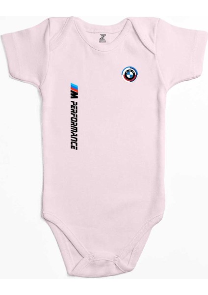 Bmw Performance Pembe Renk Bebek Body Zıbın