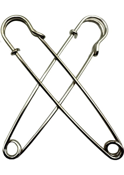 Çengelli Iskoç Etek Iğnesi 8,9 cm Nikel fiyatları