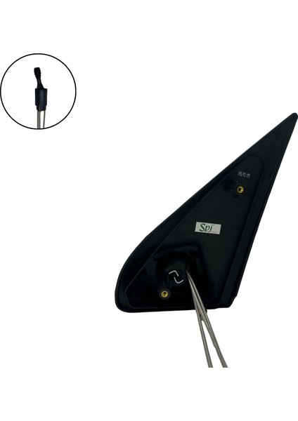 Dış Dikiz Aynası Citroen Saxo 1996 - 2004 Mekanik, Manuel Katlama, Astarlı Kapak indirimleri