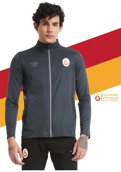 Lisanslı Dik Yaka Fermuarlı Antrasit Sweat Gs Aslan Baskılı fiyatları