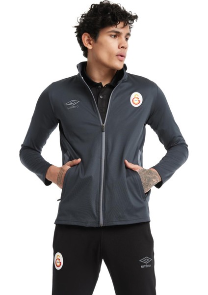 Lisanslı Dik Yaka Fermuarlı Antrasit Sweat Gs Aslan Baskılı modelleri