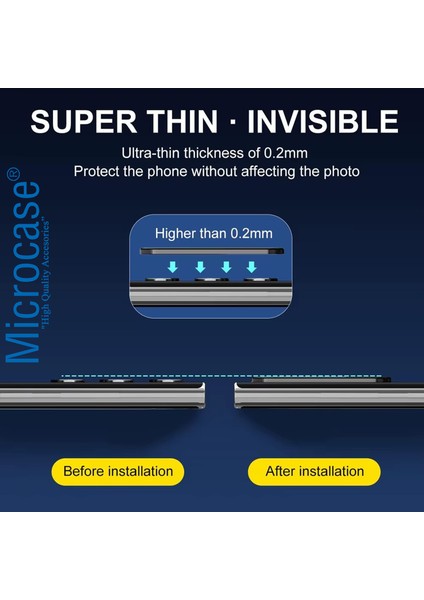 Huawei Mate X6 Uyumlu Kamera Lens Koruma Halkası - Kapalı Tasarım -Siyah AL3401 modelleri