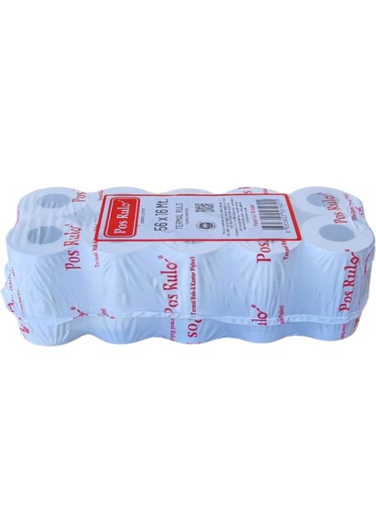 56X16 Yazar Kasa Pos Rulosu 20 Paket 200 Adet Tam Metraj Garantili fiyatları