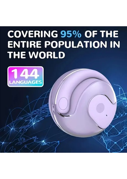Çeviri Kulaklıkları Gürültü Önleyici Yapay Zeka Destekli Bluetooth Kulaklık (Yurt Dışından) fırsatları