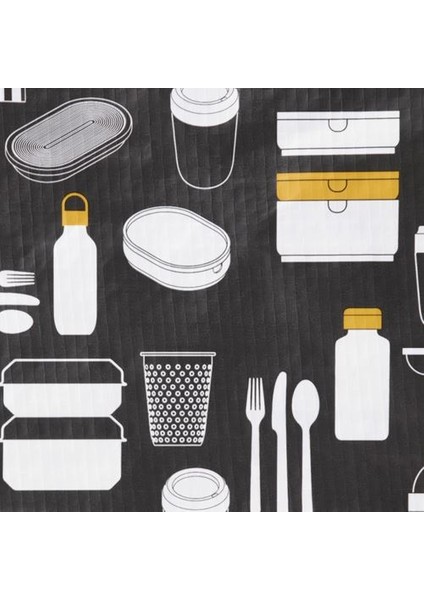 Fladdrıg Yemek Çantası, Gri, Desenli, 25X16X27 cm fiyatları