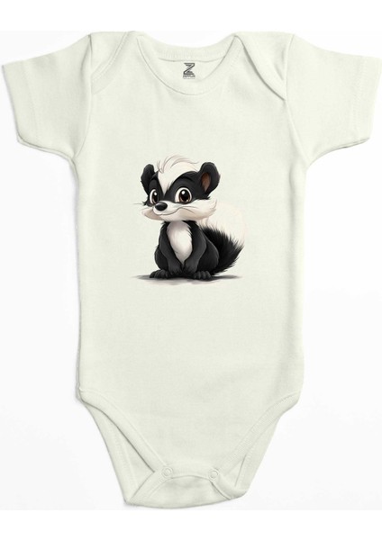 Kokarca Ekru Renk Bebek Body Zıbın