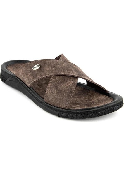 Vegas 33301-004 Anatomik Taban Erkek Terlik Kahve 40-45