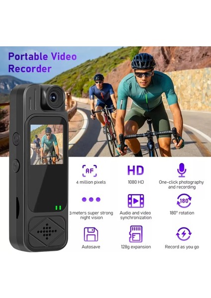 1.3 Inç Hd Taşınabilir Kamera 1080P Güvenlik Için Taşınabilir + Motor + Bisiklet + Doğa Kamerası modelleri