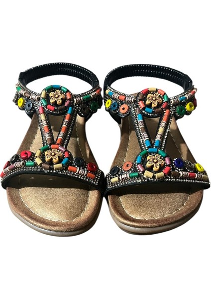 Orijinal Guja 150-1 Ortopedik Taşlı Şık Bayan Sandalet fiyatları