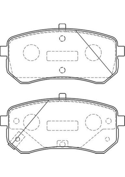 MPK30 Arka Balata Hyundai I10-1.0 1.1-1.2 (08-11- Kia Picanto 1.0-1-1 08-