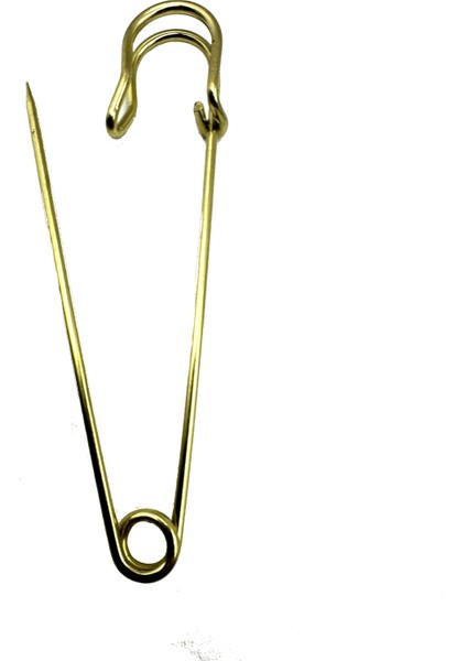 Çengelli Iskoç Etek Iğnesi Sarı 8,9 cm modelleri
