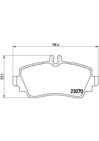 FDB1303 Fren Balatası Ön A Serisi A140 A160 A170 A190 A210 W168 Vaneo