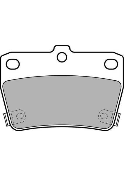 Delphı LP1942 Fren Balatası Arka Rav4 00-05 / Tıggo 08-12