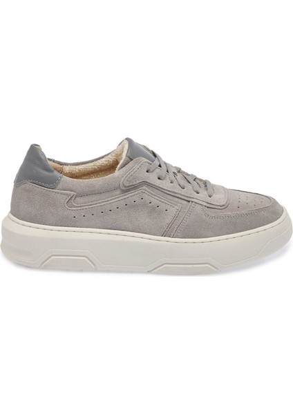 Gri Hakiki Nubuk Deri Kadın Sneaker - K24I1AY67493-A40 modelleri