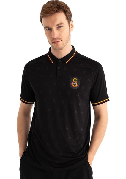 Orijinal Lisanslı Match Day Polo Yaka Siyah T-Shirt Metin Oktay Baskılı Hediyelik Ahşap Kutulu