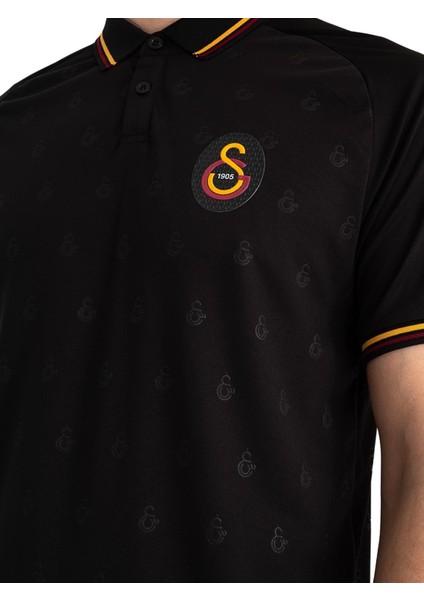 Orijinal Lisanslı Match Day Polo Yaka Siyah T-Shirt Metin Oktay Baskılı Hediyelik Ahşap Kutulu