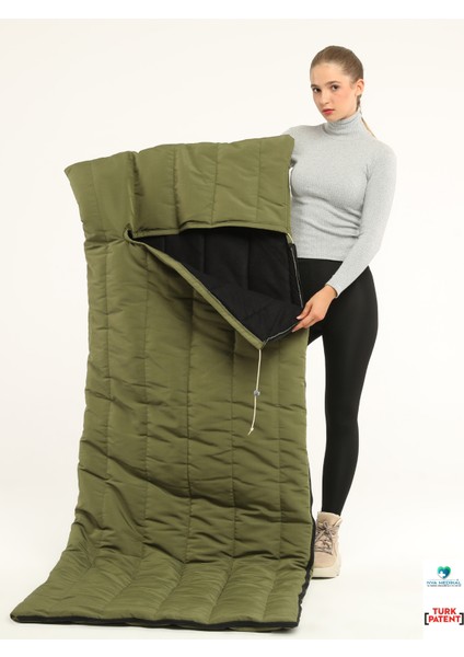 -20 Derece Deprem, Askeri Ve Camping Kamp Uyku Tulumu (Tam Açılabilir) 2.00 X 80 Cm