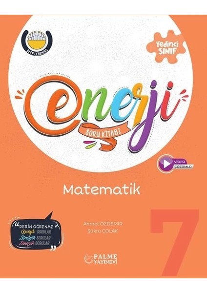 Palme Yayınları 7.sınıf Enerji Matematik Soru Kıtabı