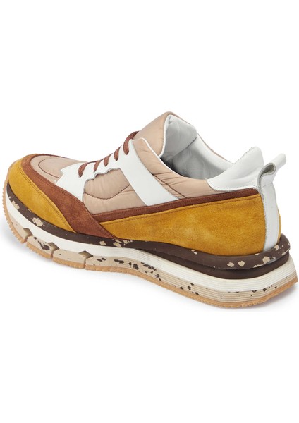Taba Deri-Tekstil Erkek Sneaker - E24I1AY56822-A29