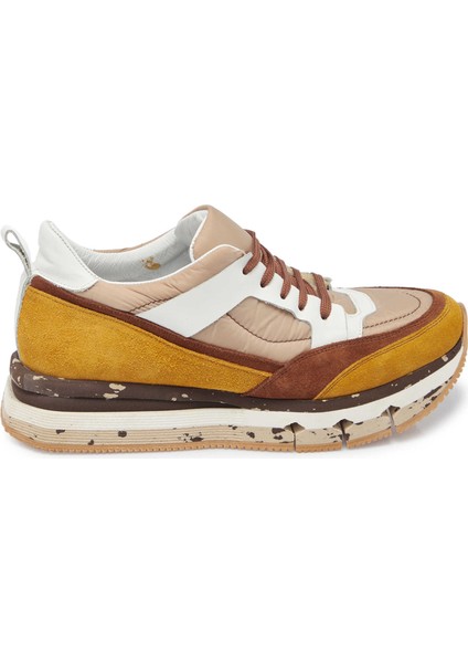 Taba Deri-Tekstil Erkek Sneaker - E24I1AY56822-A29