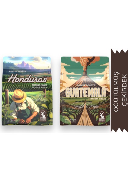 Honduras & Guatemala Öğütülmüş Yöresel Kahve 250g x2