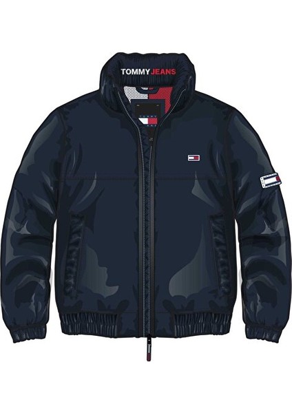 Tommy Jeans Erkek Essentıal Casual Bomber Mont