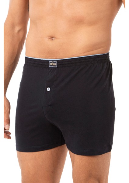 0041 Erkek Şardonlu Pamuklu Düğmeli Penye Boxer modelleri