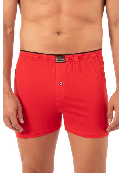 0041 Erkek Şardonlu Pamuklu Düğmeli Penye Boxer indirimleri